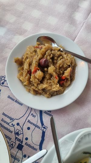  at Ouzeri in Santorini