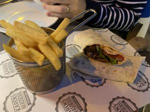 Donner Kebab  at Karen Brasserie in Mugla