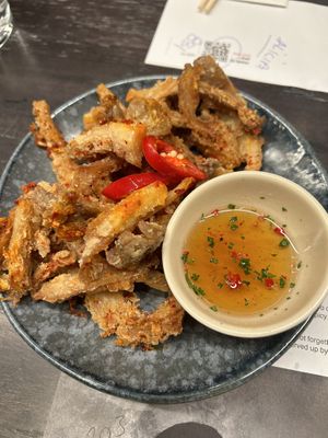 Chilli mushrooms  at Wagamama - Valley Centertainment in Sheffield