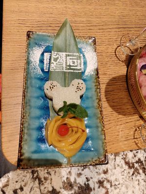 Mango sticky rice at Taj in Krakow