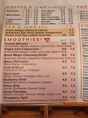  at Elie's Cafe in North London