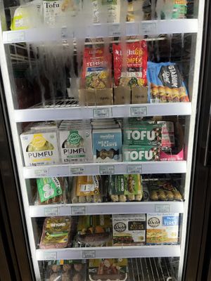 Tofu section   at Soto's True Earth Market in Cambria