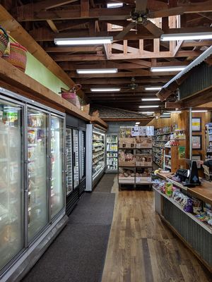 Frozen food with lots of vegan items, fresh bread, and more at Soto's True Earth Market in Cambria