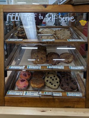 Many vegan sweets! at Soto's True Earth Market in Cambria