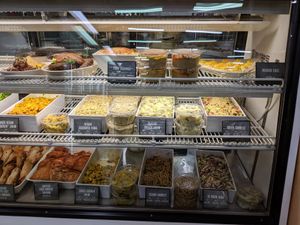 Deli. Provides vegan items! at Soto's True Earth Market in Cambria