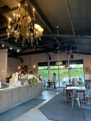 Not a lot of seating….  at Diva Espresso - Greenwood Ave N in Seattle