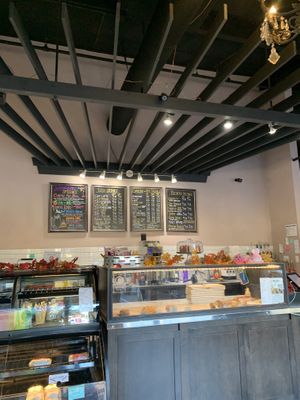 Late in the day - so not many pastries left!  at Diva Espresso - Greenwood Ave N in Seattle