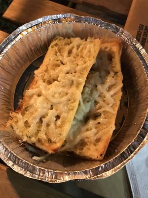 Cheeeeezy garlic bread  at Fair Game in Austin