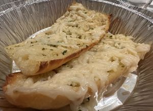 Cheesy garlic bread  #Veganuary at Fair Game in Austin