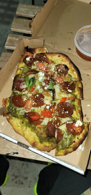 PIZZA!!!!!! at Fair Game in Austin