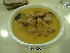 Soup of the day at Pique-Prune - St. Gregoire in Saint-gregoire