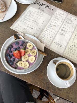 Heidelbeersojajogurt Quinoabowl  at Steffl Back in Schladming