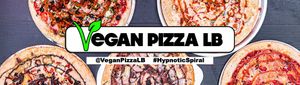 Vegan Pizza LB header at Jug Band Coffee and Tea in Long Beach