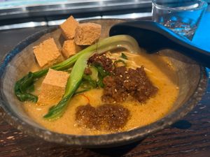 Tan Tan with crispy tofu  at Ramen Ramen in Queenstown