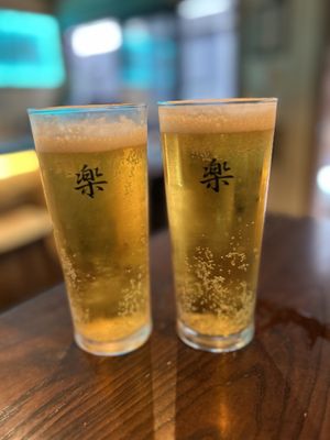 Sapporo beers  at Ramen Ramen in Queenstown