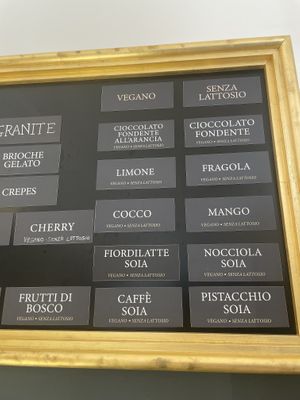 Vegan ice cream   at Gasperini Gelateria dal 1936  in Monopoli