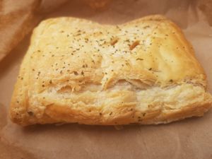 Pizza pocket pasty at Smashin' Pasties in Newcastle Upon Tyne