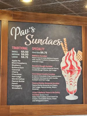  at Pav's Creamery in Uniontown