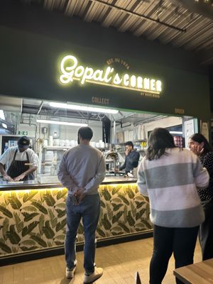   at Gopal's Corner in East London