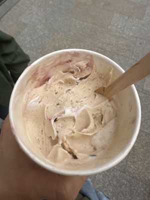  Vegan (half eaten) Snickers 10/10  at Lodziarnia Rinella Gelato in Krakow