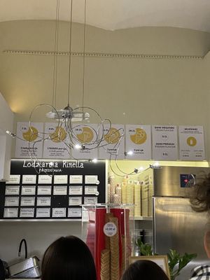   at Lodziarnia Rinella Gelato in Krakow