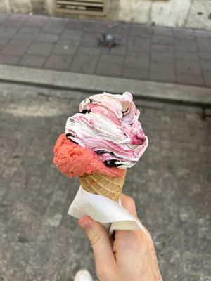   at Lodziarnia Rinella Gelato in Krakow