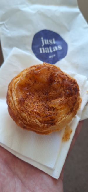 Vegan Nata at Just Natas - Food Stand in Manchester