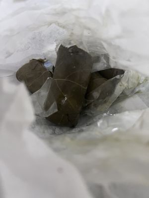 Dolmas at Ben & Esther's Vegan Jewish Deli in Oceanside