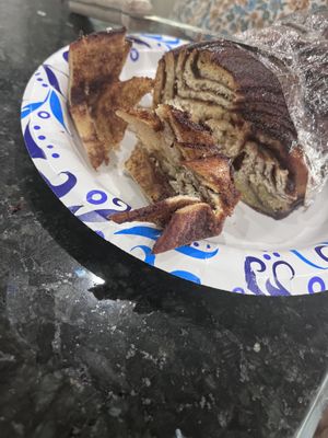 Cinnamon Babka at Ben & Esther's Vegan Jewish Deli in Oceanside