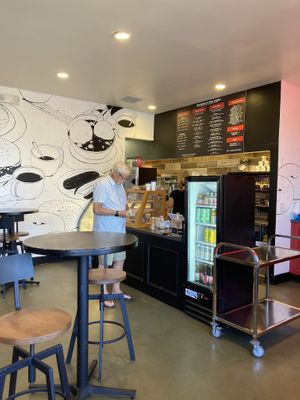   at Ben & Esther's Vegan Jewish Deli in Oceanside