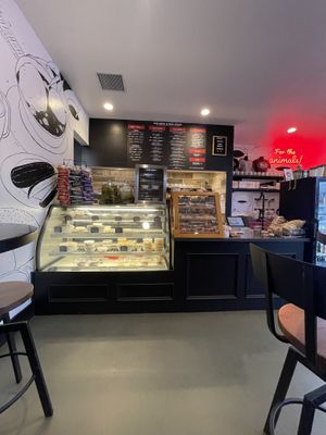   at Ben & Esther's Vegan Jewish Deli in Oceanside