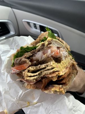 Puba sandwich   at Ben & Esther's Vegan Jewish Deli in Oceanside