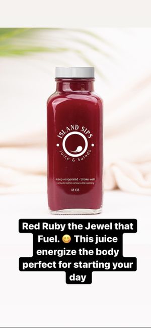   at Island Sips Juice & Salads in Lauderhill