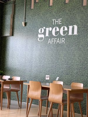 Lovely cafe setting  at The Green Affair in Cascais