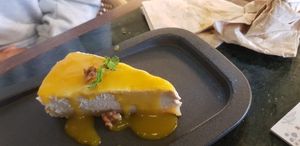 Cheesecake at The Green Affair in Cascais