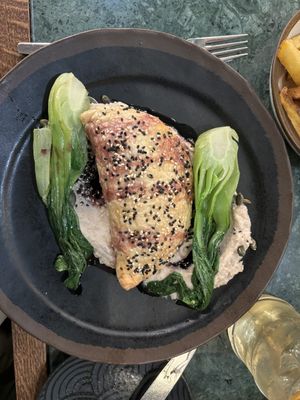 Pumpkin Flaky Crust - lovely meal    at The Green Affair in Cascais