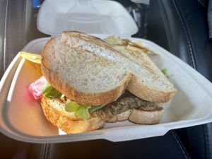 Rootbound burger   at Rootbound in Sisters