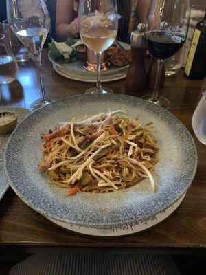 Vegan pad Thai   at Cullen's at the Cottage in Cong