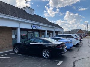 Exterior entrance and parking  at Erawan Thai Kitchen in Aurora