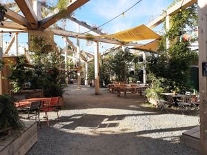 Entrance at Micas Garten in Zurich