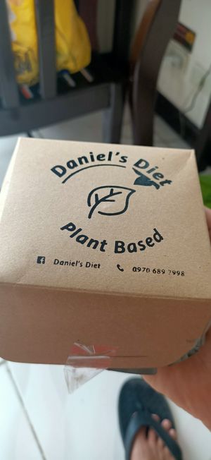 Vegan Burger box at Daniel's Diet in Ormoc City