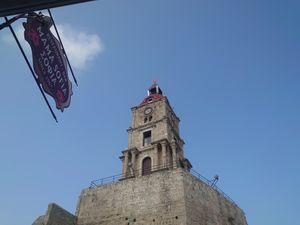 View at Mama Sofia in Rhodes