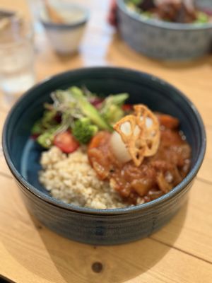 Curry Plate  at Cafe Salle a Manger in Nagaoka