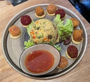 Falafel mit Couscous   at Restaurant Vierwasser in Fuerstenfeldbruck