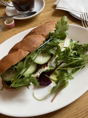 Tofu banh mi  #Veganuary at Központ in Budapest