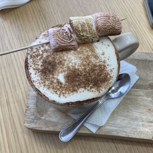 Cappuccino   at Half Arroba - Mercearia dos sentidos in Viseu