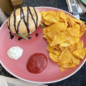 Portobello Bagel  at Half Arroba - Mercearia dos sentidos in Viseu