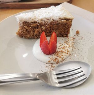 Coconut Cake at Half Arroba - Mercearia dos sentidos in Viseu