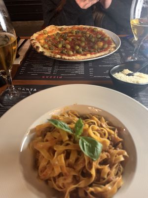 Cheese on the picture is not vegan!   at La Cibulina in Sant Feliu De Guixols