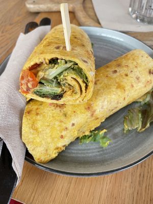 Pumpkin power wrap  at YB by Yoghurt Barn in Rotterdam